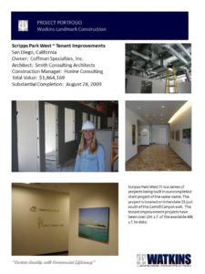 Scripps Park West San Diego Construction