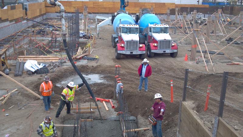 Footing Pour at Alliance Charter School